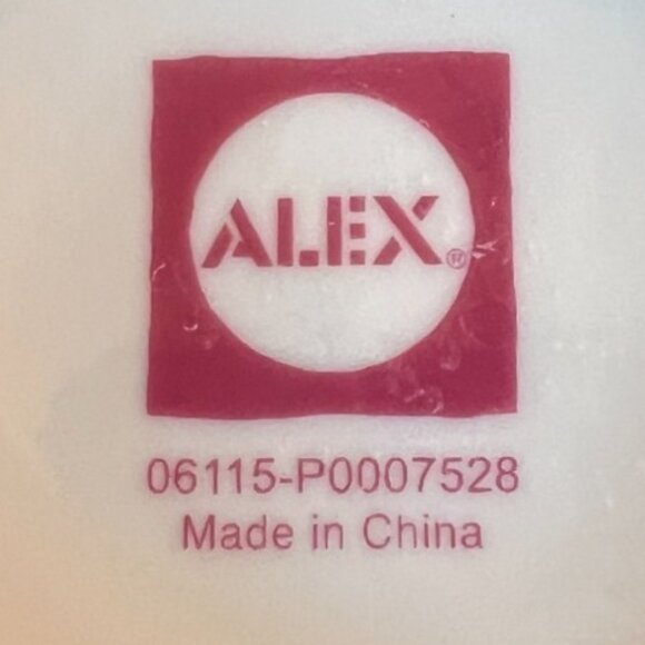 ALEX Ceramic Multicolored Floral Coffee Cup Vibrant Colors 4" tall x 3" diameter - Picture 14 of 14